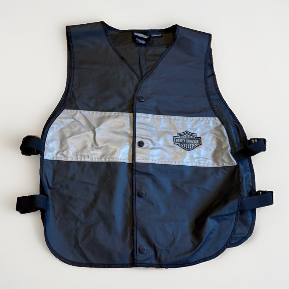 Universal Harley-Davidson Vest Men Black Reflective High Visibility 98172-02V